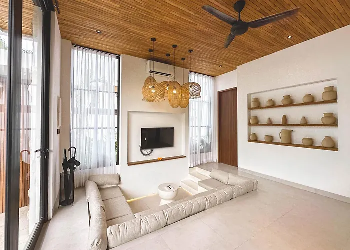 Casa Petak 3 - Serene 2br Modern Sanctuary With Lush Pool In Pererenan Villa *